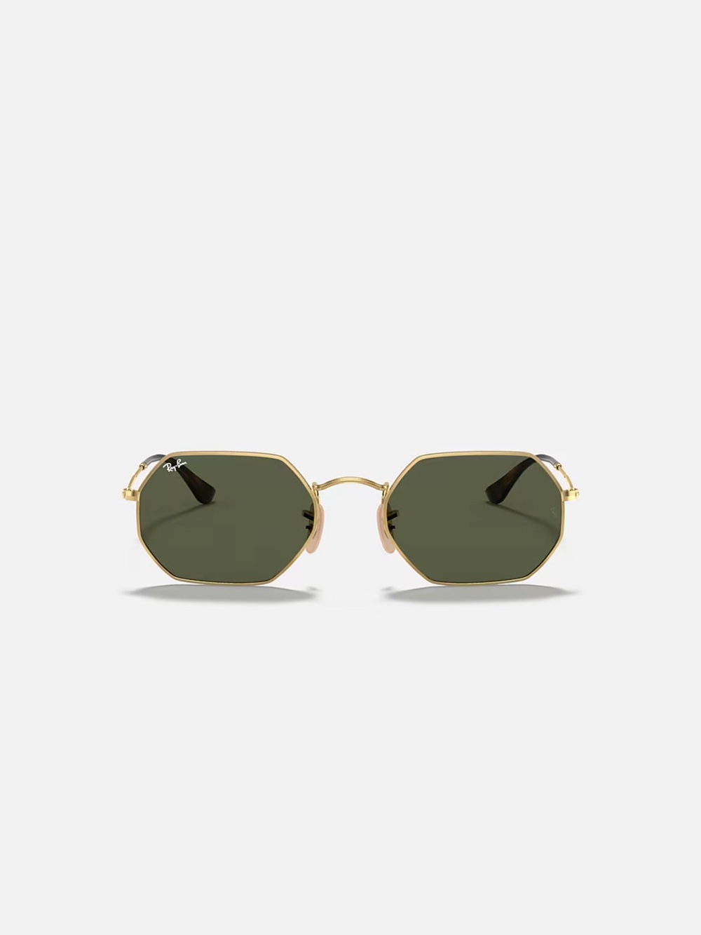 Ray-Ban Gold Octagonal Classic Frame Sunglasses